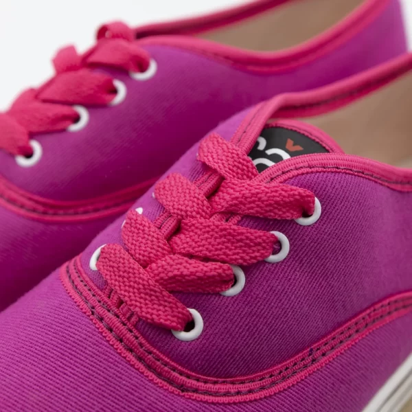 Zapatillas de Lona Fucsia 2