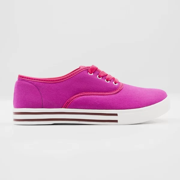 Zapatillas de Lona Fucsia