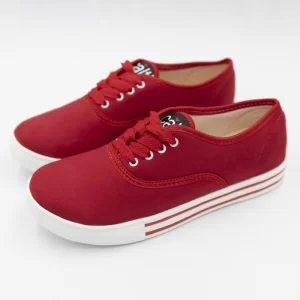Zapatillas de Lona Rojo 1