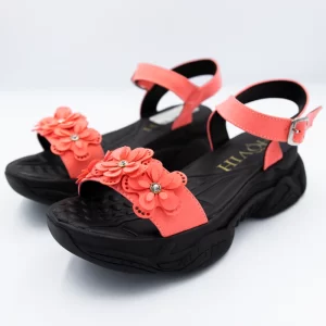 sandalias con plataforma rosa 1