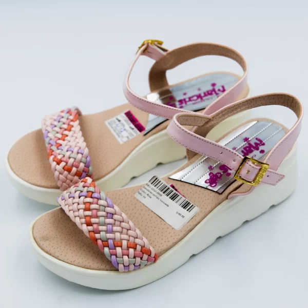 sandalias para niñas blanco 1