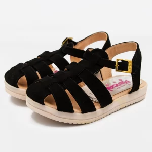 sandalias suede negro 1